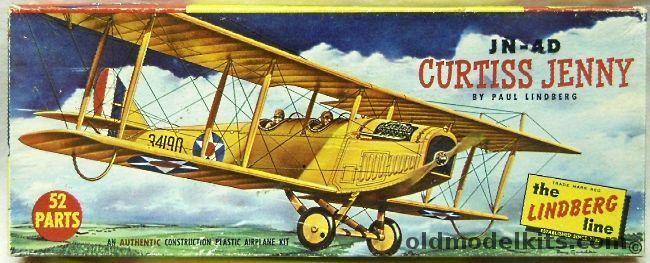 Lindberg 1/48 Curtiss JN-4D Jenny, 534-98 plastic model kit